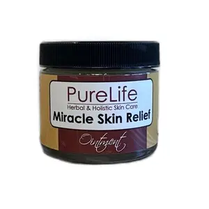 PureLife Organic Miracle Skin Relief - Herbal Ointment for Comfort & Skin Repair Moisturizers Skincare