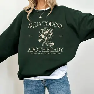 Aqua Tofana Tshirt, Aqua Tofana Apothecary Shirt, Giulia Tofana Apothecary Sweatshirt, Feminist Pro Choice Sweatshirt, My Body My Choice, Unisex Sweater Pullover Tee