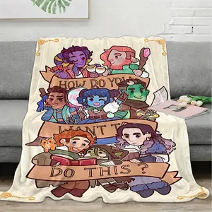 Critical Role background blankets, decorative blankets, travel blankets, blankets, air conditioning blankets, holiday gifts, suitable for gift giving, Lightweight Cozy Blanket