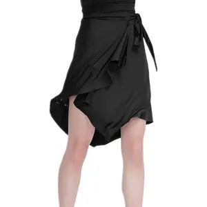 Women Latin Salsa Tango Dance Skirt Dress Wrap Scarf Dancewear Swing Rumba Ballroom Costume