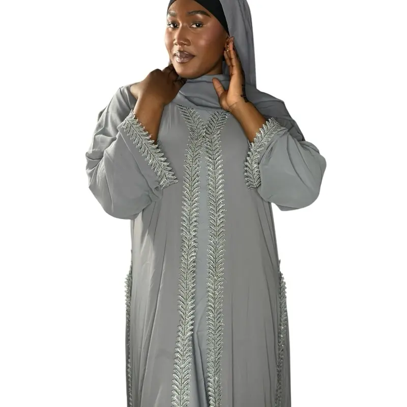 Noora Pleated Side Abaya
