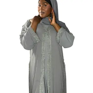 Noora Pleated Side Abaya