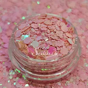 Blush Metallic Chunky Glitter - Pink Glitter