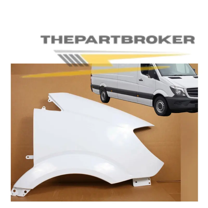 Mercedes Sprinter 2013–2018 Driver Left Fender – White