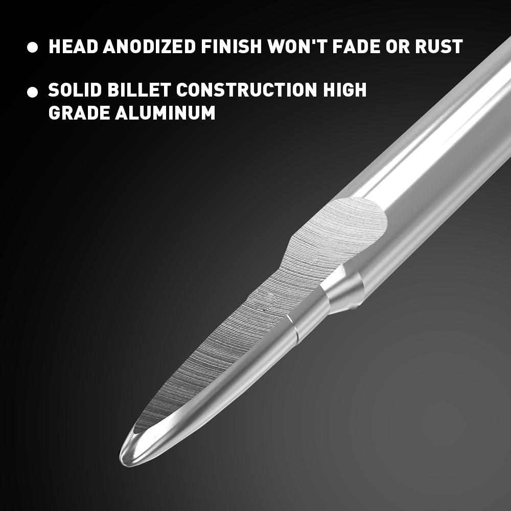 AUXITO Silver Bullet Antenna Kit FM Universal Fit Motorcycles Cars Street Rods Boat US