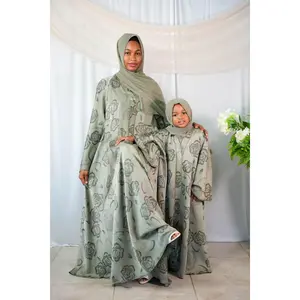 Nawra Mother-Daughter Set Abaya