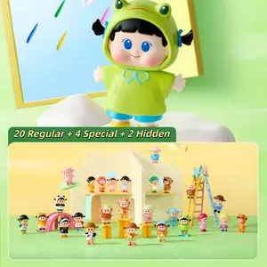 MINISO YUUNA "Childlike Raincoat"Blind Box Figurines,2.36"Cute Collectible Toy Car Dash Desk Decor Gift,Holiday Gifts Birthday Gift
