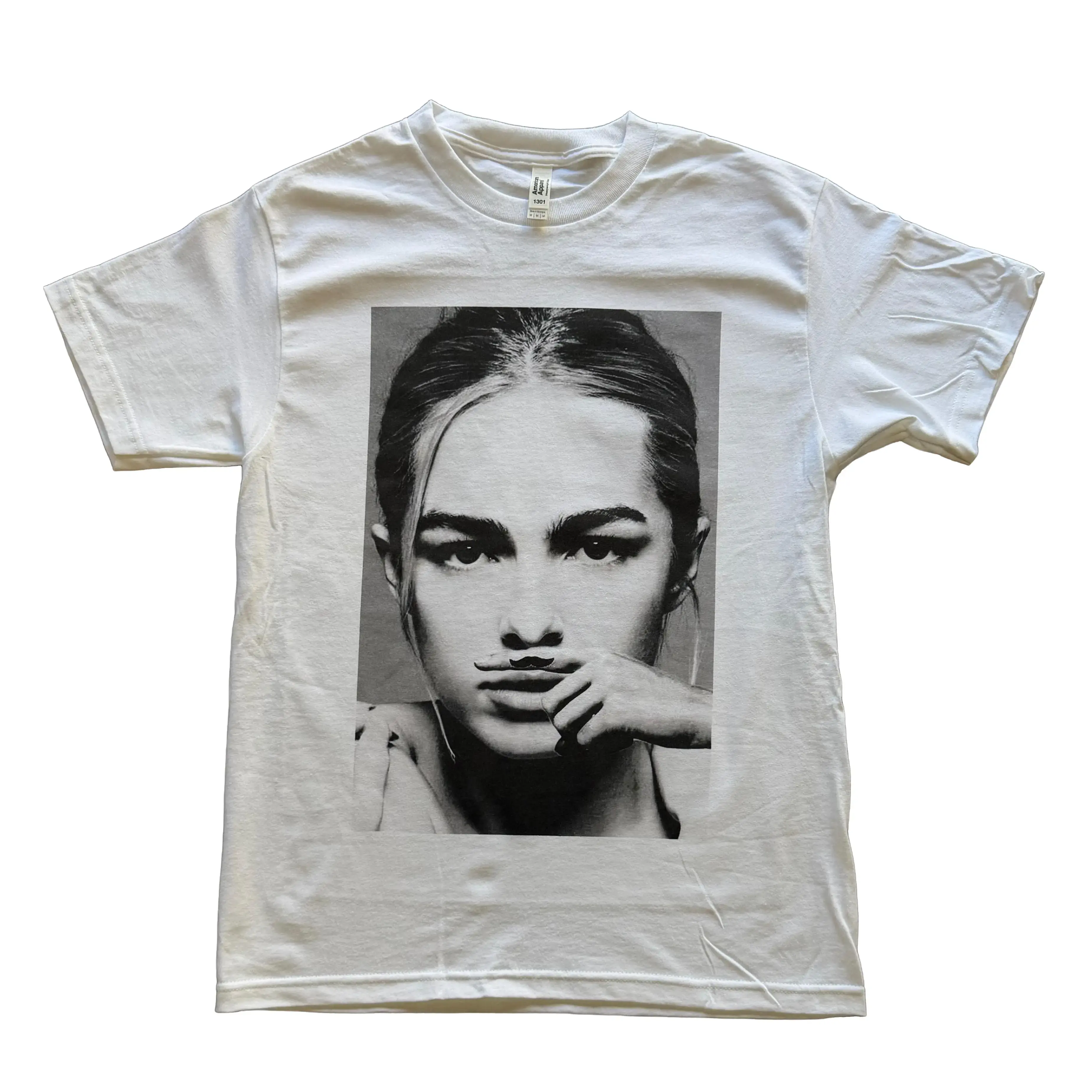 The Addison Mustache Tee - Unisex Graphic T-Shirt 100% Cotton