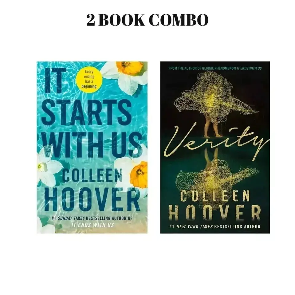 Set of 2 Book It Starts With Us + Verity - Paperback