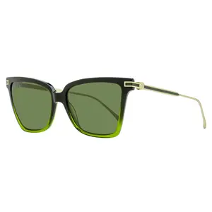 Ferragamo Gancini Butterfly Sunglasses SF2036S 316 Green Ombre 56mm