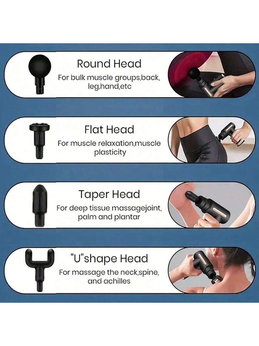 Massage gun quiet operation under 40dB