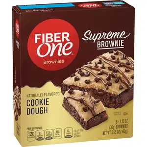 Supreme Brownies, Cookie Dough, Snack Bars, 1.13 oz, 5 ct