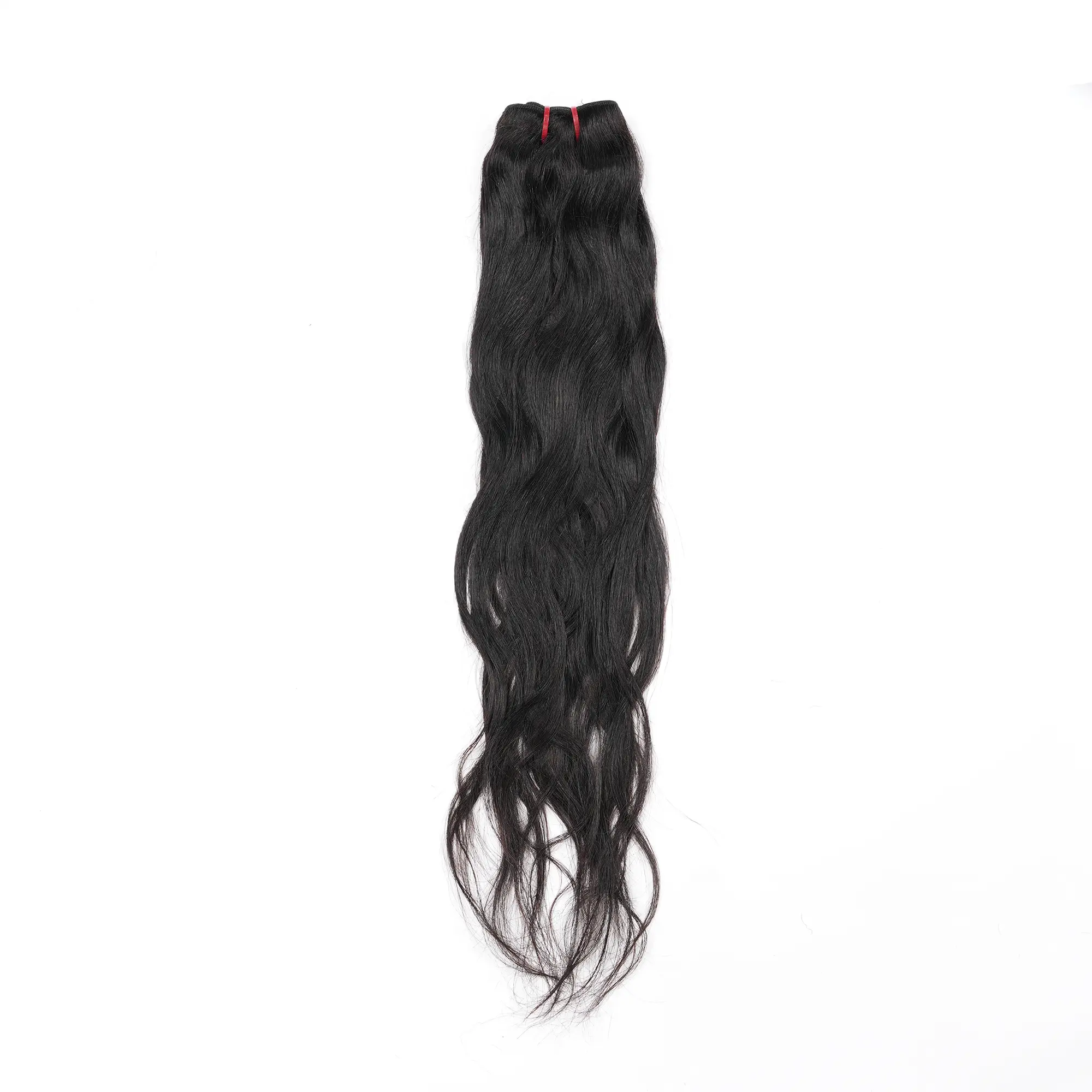 1Pcs Natural Wave Raw Virgin Unprocessed Remy Human Hair Weave Bundles, Raw Bundles with Double Weft, Human Hair Extensions for Fashion Accessory Use, Virgin Remy