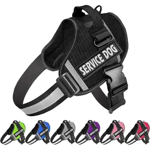 PIOK&GO No Pull Dog Harness with Handle Adjustable Outdoor Vest 3M Reflective Nylon Easy Control for Small Medium Large Breeds cat  collar  girl