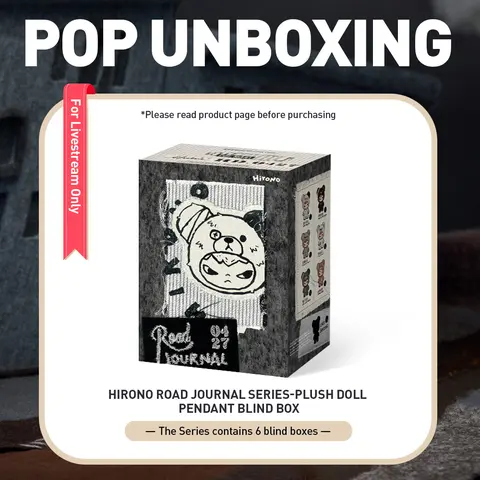 unboxing - Hirono Road Journal Series-Plush Doll Pendant Blind Box
