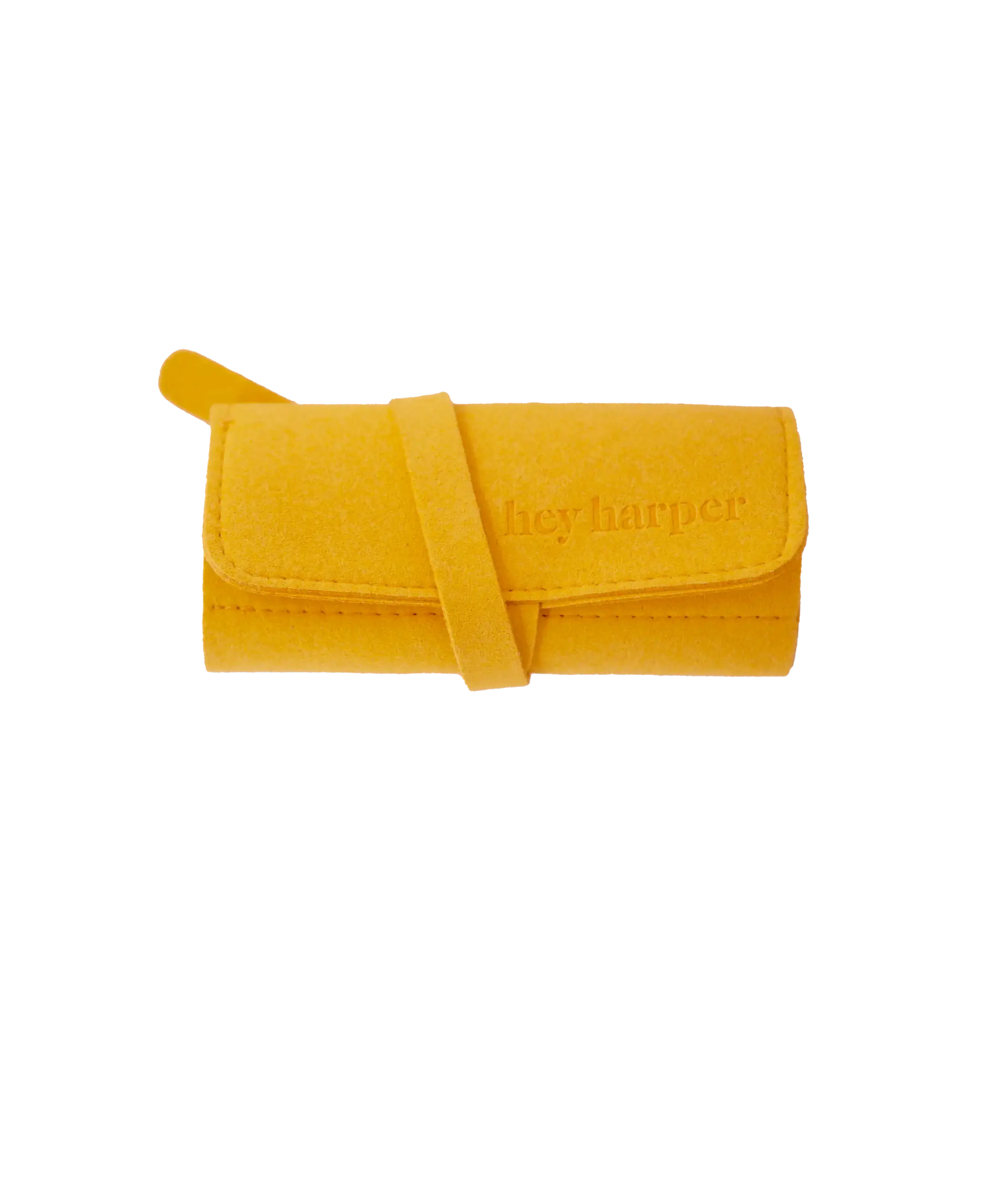 Travel Pouch - Mustard Jewelry Case