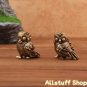 2pcs Cute Little Bird Ornament, Uniquely Shaped Owl Sculpture, Stylish Desk Decor, Perfect for Personal Collections, an Ideal Gift