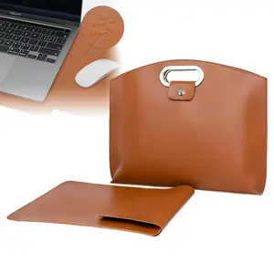 JUSIEX Laptop Tote Bag for Women 14-16 Inch Laptop and Tablet Waterproof PU Leather Computer Bags Business Office Work Briefcase Handbag Laptop Sleeve