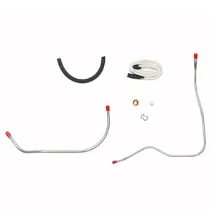 SCH6301SS- 63' Ford Thunderbird, 390CID; Choke Tube Set, 2 Lines w/ Insulator; Stainless