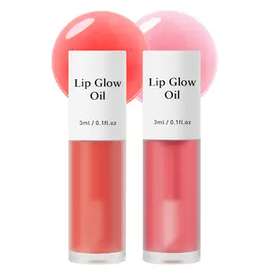 BOGO Alert 2-Count Lip Glow Oil Lip Stain Glossy Tinting Long Lasting Moisturizing Hydrating Plump Transfer Proof Lip Care Makeup