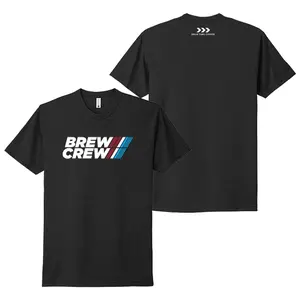 7 Brew Brew Crew White & Red Race Shirt