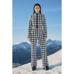 Cross Country Ski Jumpsuit - Black/White