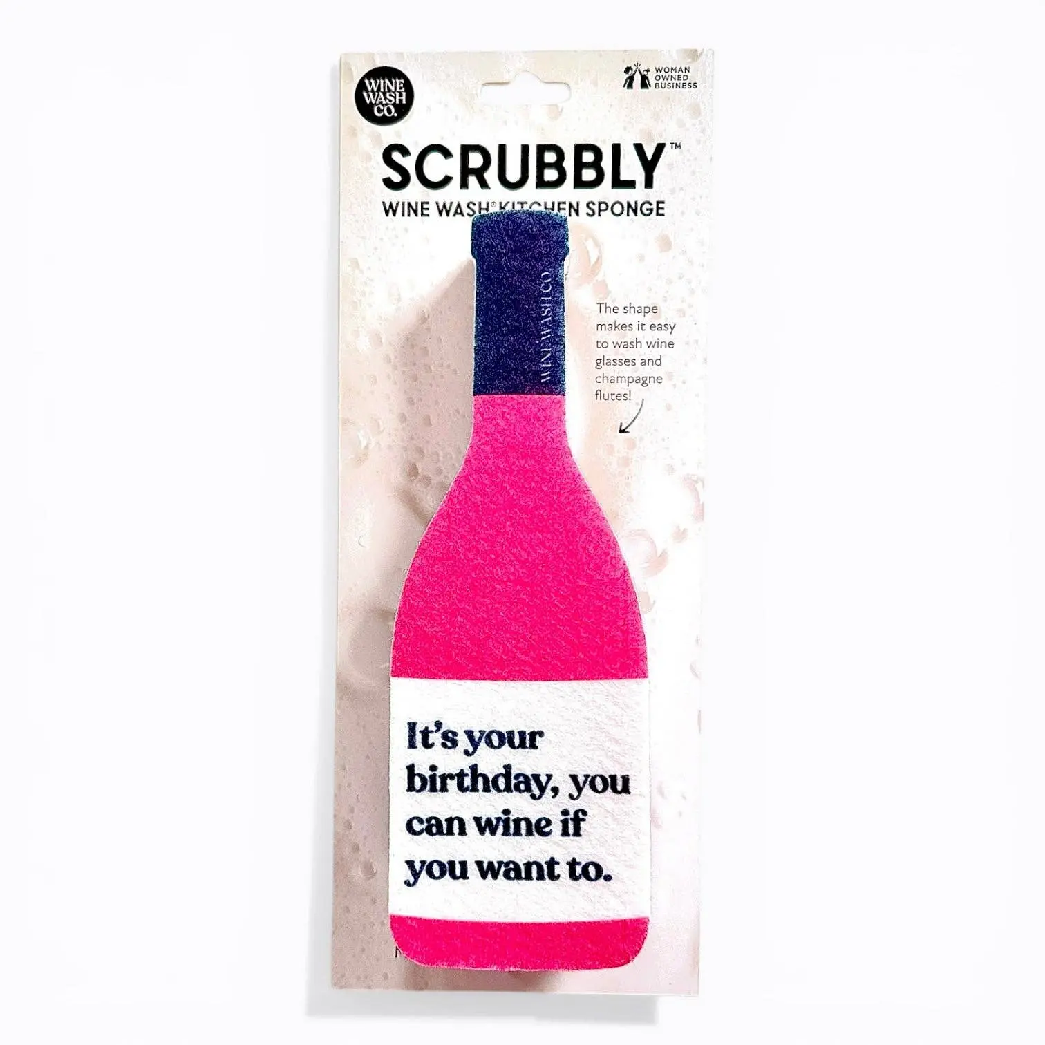 Scrubbly™ Sponge - Birthday Pink