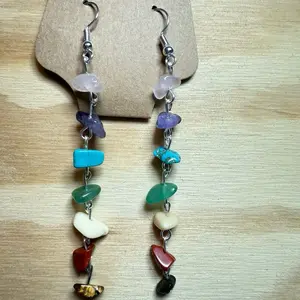 Handmade  chakra earrings