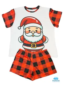Christmas Pajamas Short and Pullover - Women's Plus Size