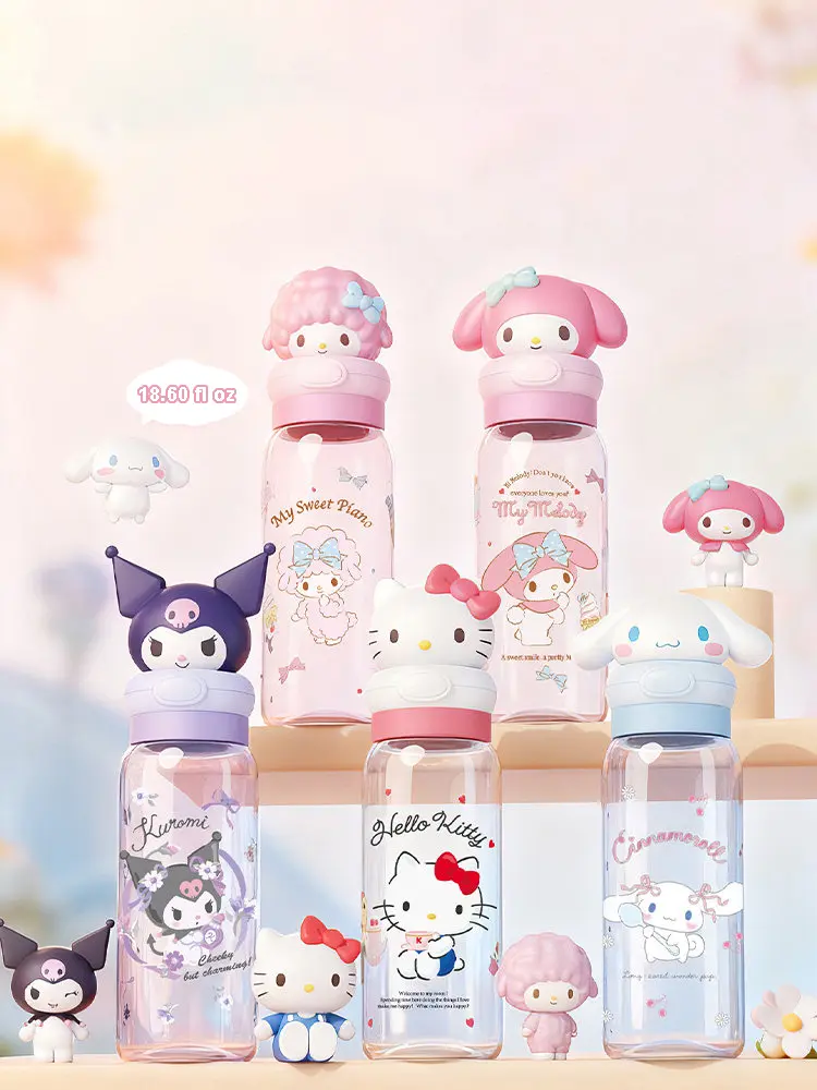 MINISO SR Doll Portable Reusable Tumbler - Handmade, Washable Summer Drinkware with Cute Doll Decoration, Compact Easy-Carry, Exquisite Design, Ideal Gift for Girls