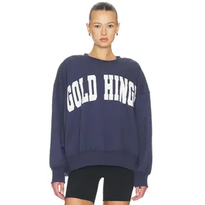 Gold Hinge Sweatshirt in Dark Denim