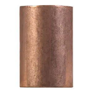 NIBCO 3/8 in. Copper Coupling with Stop – Durable Sweat Fitting for Plumbing Repairs & Installations
