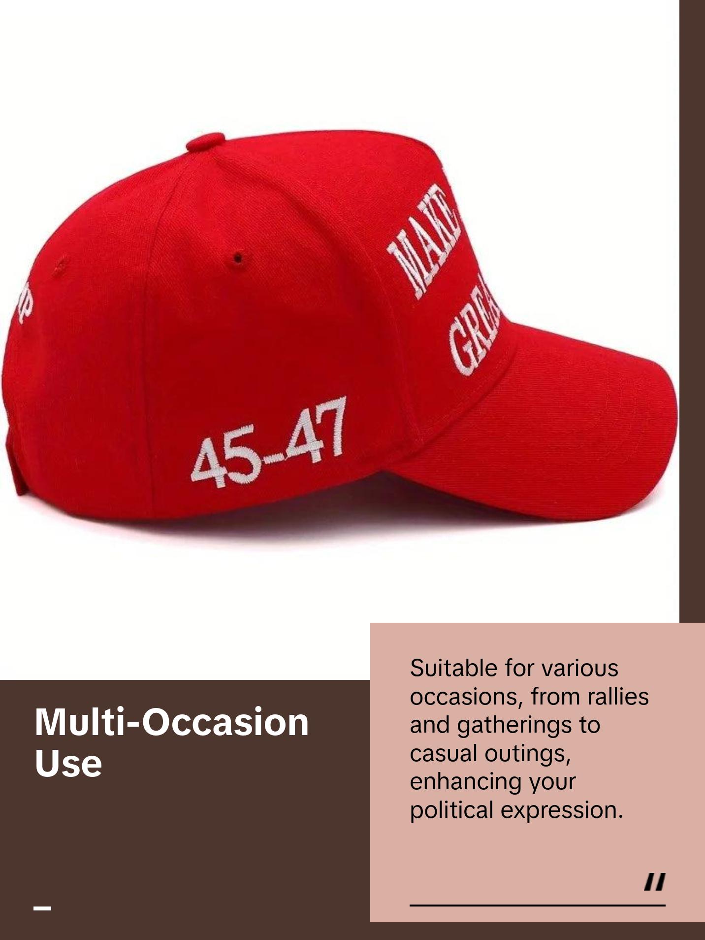 New Donald Trump 2024 Cap USA Baseball Cap MAGA Snapback