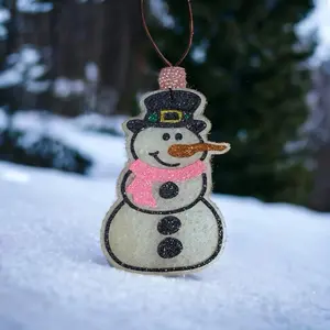 Scent-Sationals Snowman Christmas Car Freshie Air Freshener