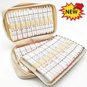 Professional Art Supplies, Guangna 240 Color Liquid Acrylic Markers Set, Ideal Gift for Artists & Beginners, Perfect for Halloween & Christmas