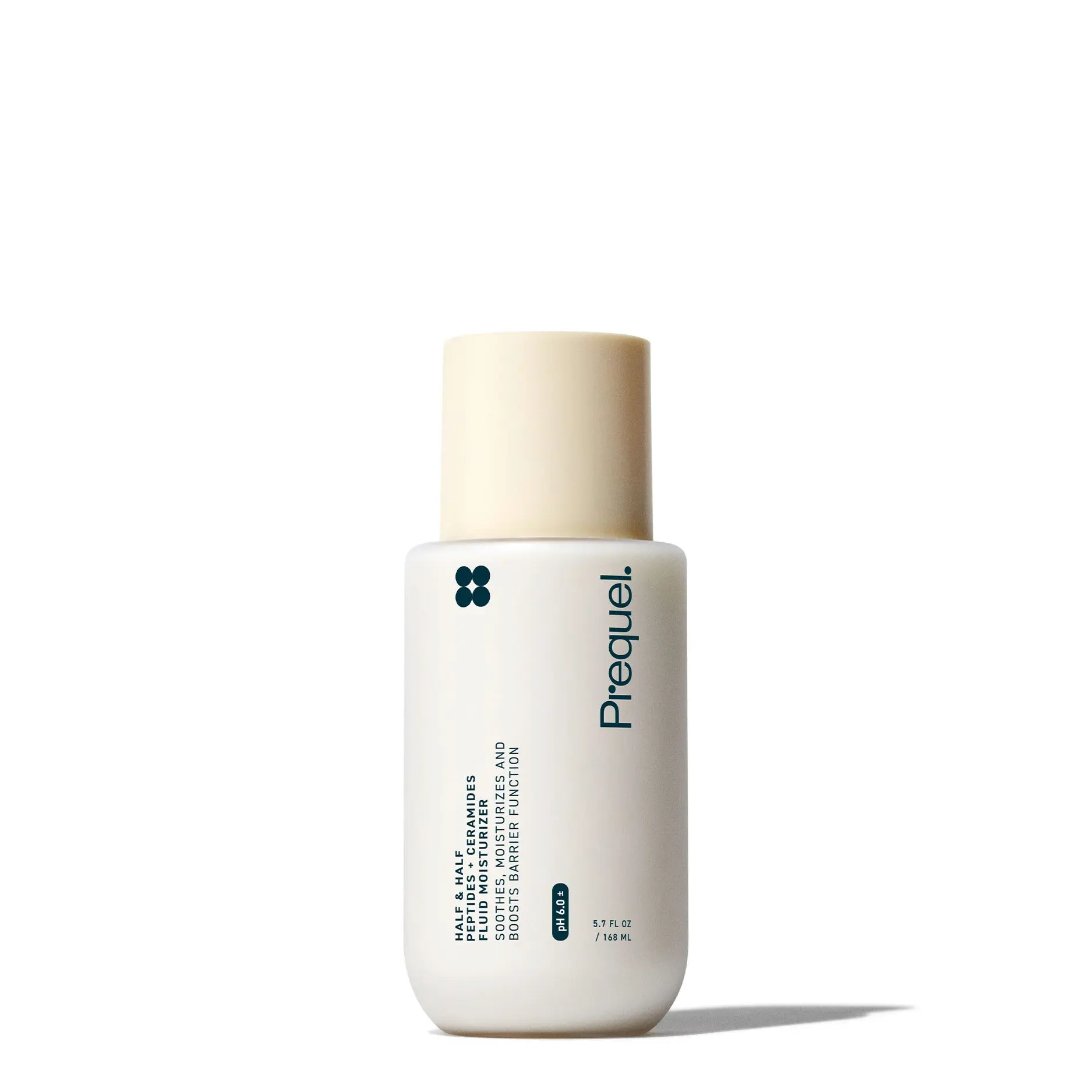 Half & Half Lightweight Milky Moisturizer With Peptides & Ceramides Half & Half Lightweight Milky Moisturizer With Peptides & Ceramides