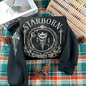 Starborn Light It Up Embroidered Sweatshirt/Hoodie, Crescent City Shirt, Bryce Quinlan Shirt, Bookish Shirt, House of Earth Merch, SJM Merch