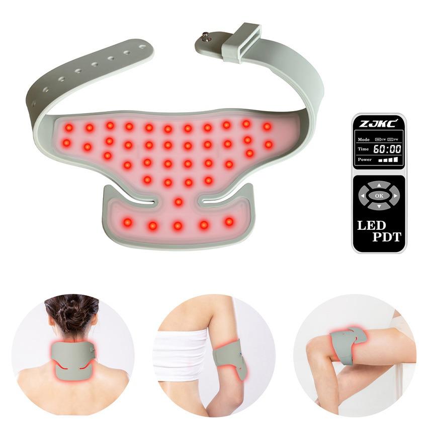 ZJZK Red Light Therapy Neck Heating Pad for Pain Relief Knee Leg,Portable Neck Therapy Device for Home Use, Massage Parlor & Office, Skincare & Injury Recovery,Promote Blood Circulation,Repair Sports Injuries and Tissue,Enhancing Bone Recovery,Best Gift