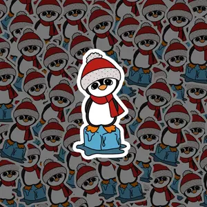 Chilly Penguin Sticker