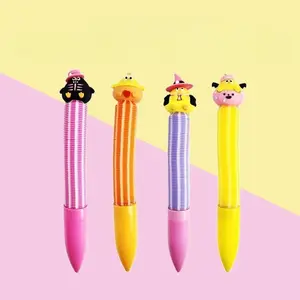 Dun Dun Chicken Halloween Retractable Ballpoint Pen Cute Modeling Black Signature Pen Student