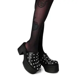 Studded Platform Clog