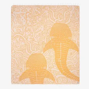 Sand Cloud Whale Shark Towel - Sunflower