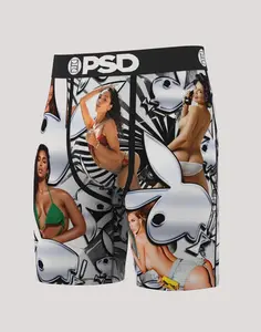 Psd Underwear Playboy Bunny Chrome Boxer Briefs