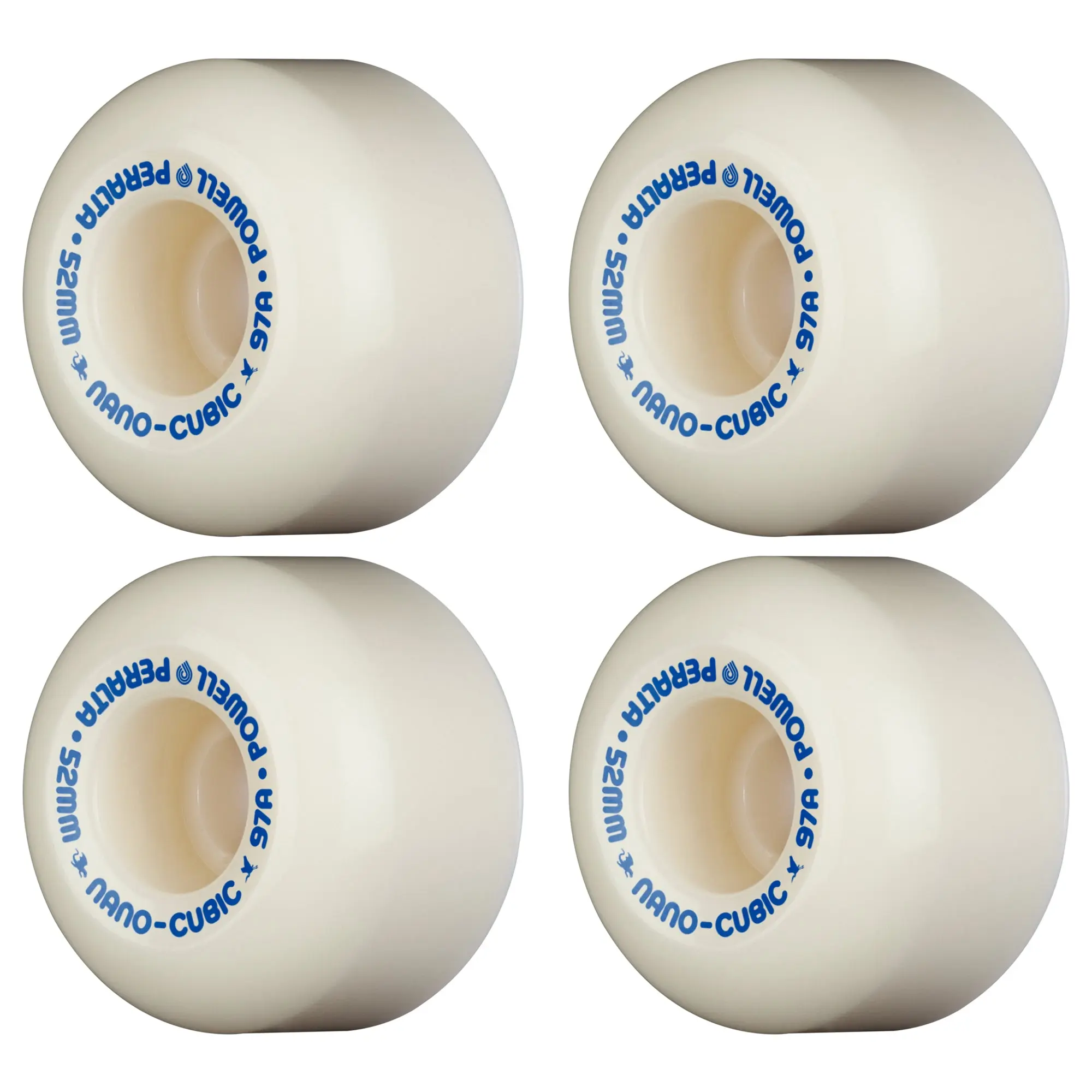 Powell Peralta Skateboard Wheels 52mm x 36mm Dragon Formula 97A Nano Cubic Andy Anderson Off White