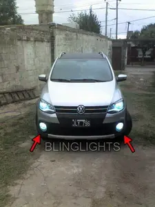 For 2008 2009 Volkswagen CrossFox Driving Fog Lamp Light Kit VW