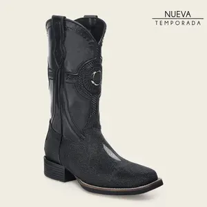 Bota CUADRA para caballero horma rodeo Mantarraya CC221-1