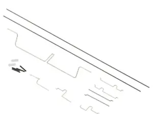 Pushrods set: UMX Timber