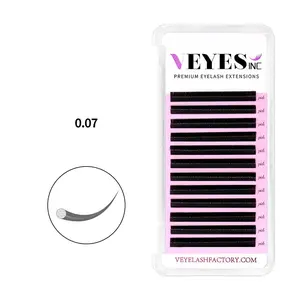 Veyes Premium Eyelash Extensions 0.07mm Speciality Curls