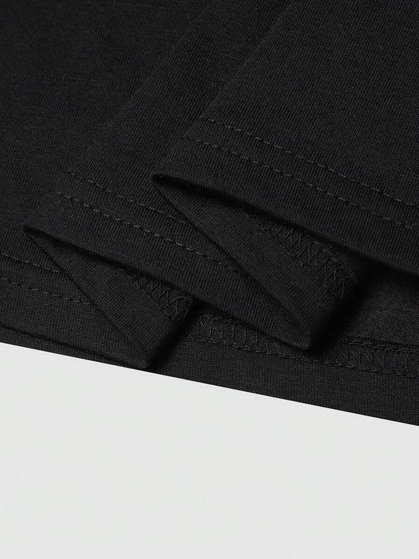 3 Pcs Men's Solid High Neck Long Sleeve Casual T-Shirt, Mens Spring&Fall Base Shirt, Men Turtleneck, Mock Neck Men, Casual Tops Men