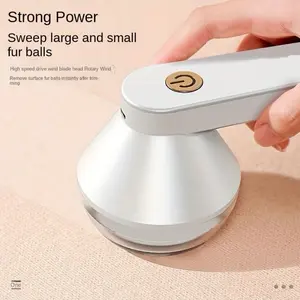 Rechargeable fabric hair remover, electric lint remover